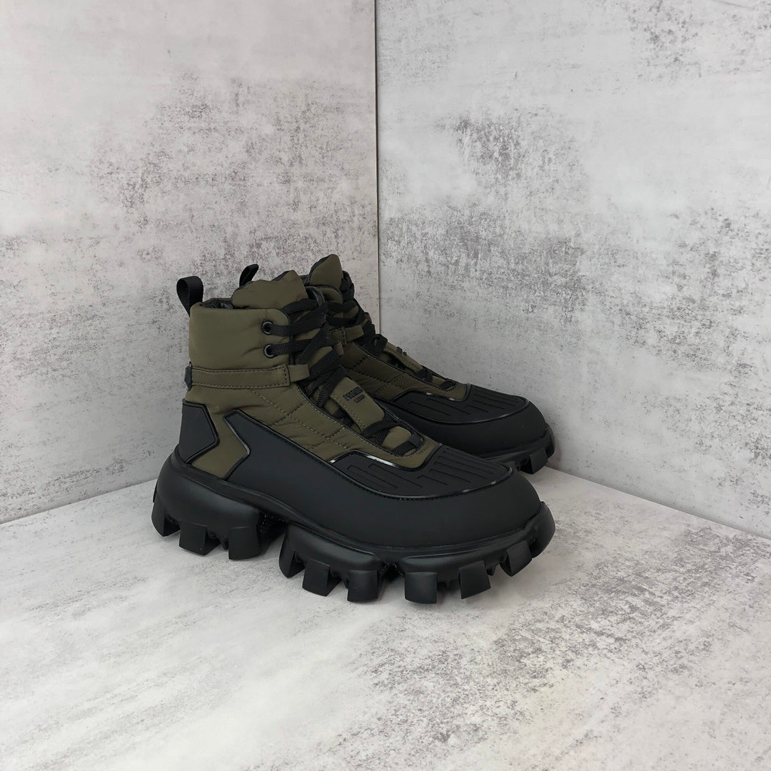 Prada Cloudbust Thunder High "Army Green-Black"