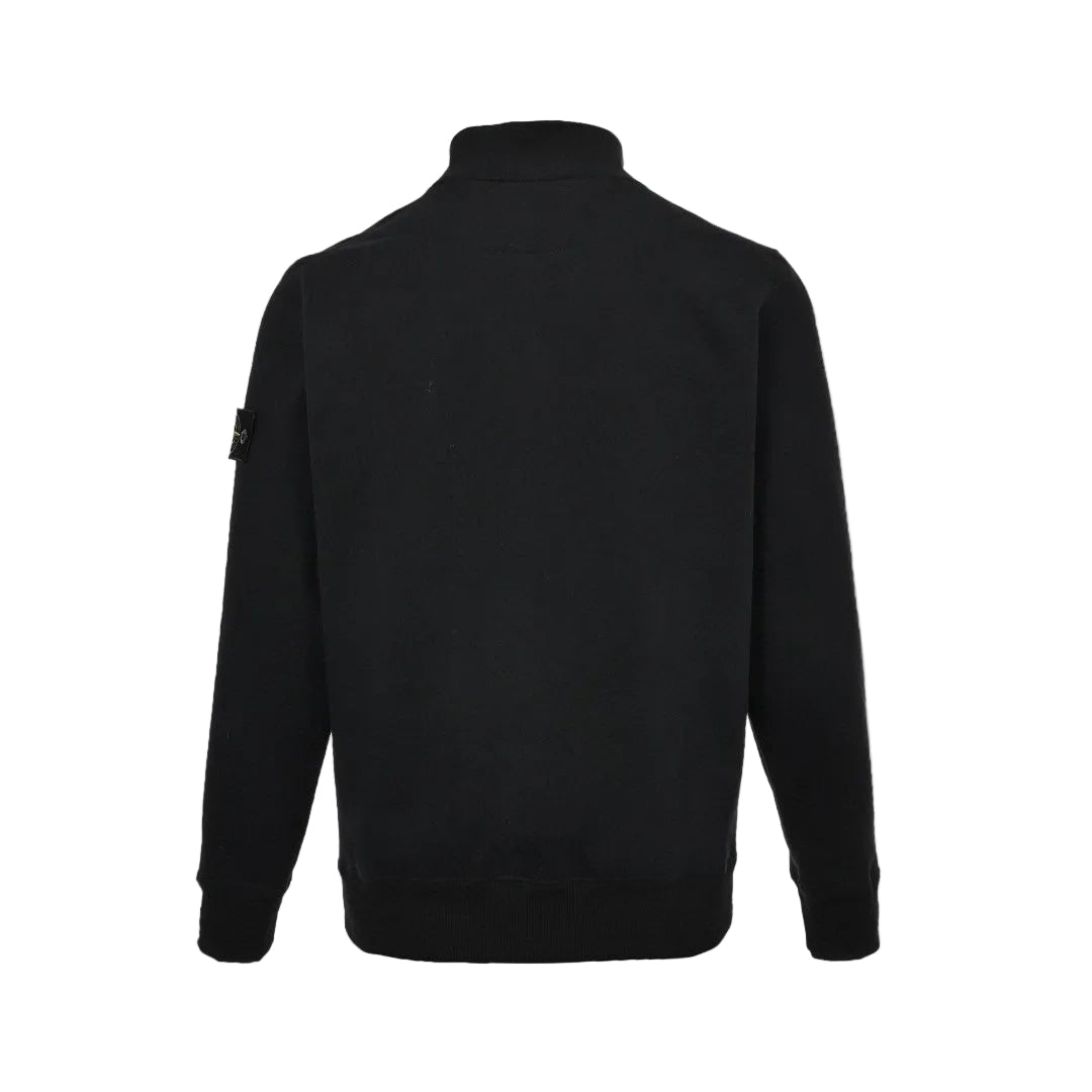 Stone Island Half-Zip Sweatshirt "Black"