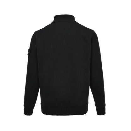 Stone Island Half-Zip Sweatshirt "Black"