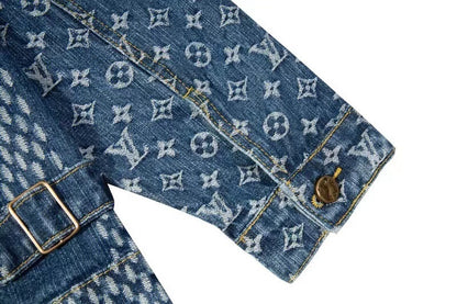 Louis Vuitton x Nigo Giant Damier Waves MNGM Denim Jacket