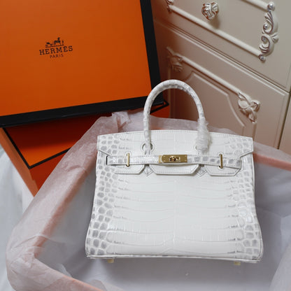 Hermès Crocodile Birking 35