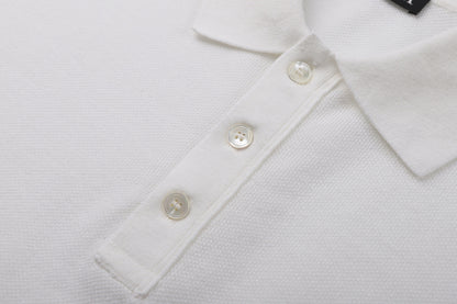 Zegna Cotton Polo Shirt "White"