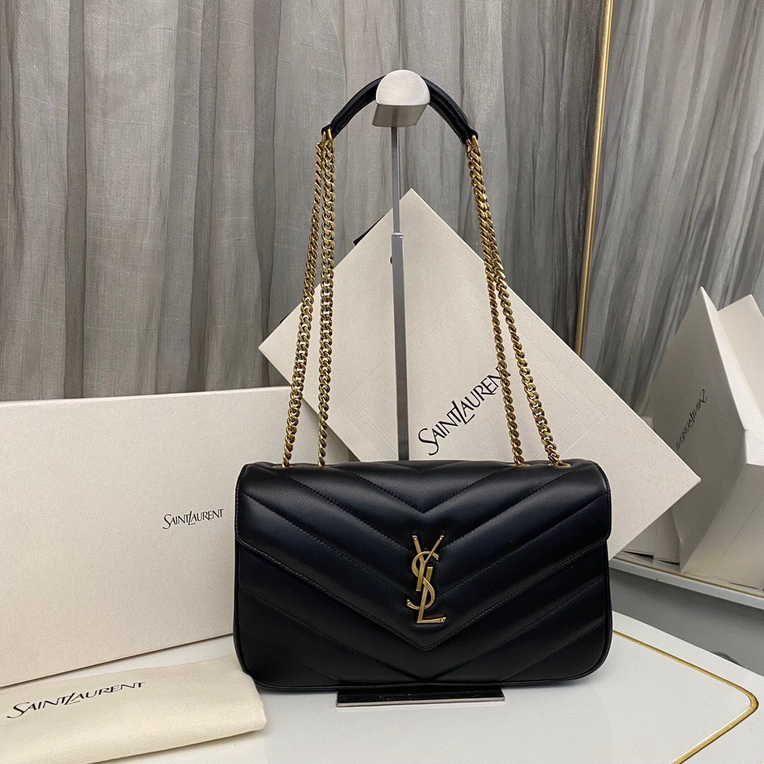 Saint Laurent Loulou Small Bag in Matelasse Lambskin