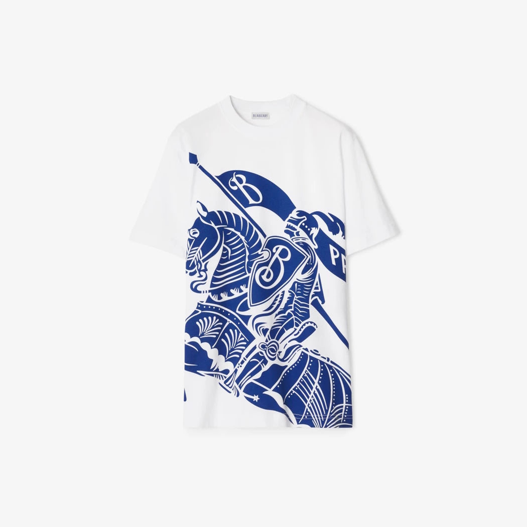 Burberry EKD Cotton T-Shirt "White"