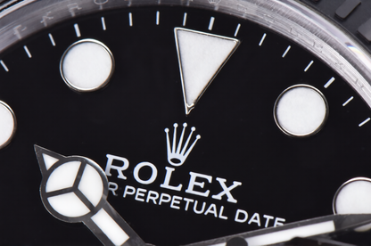 Rolex Yacht-Master 42mm Black Rubber Strap Black Dial