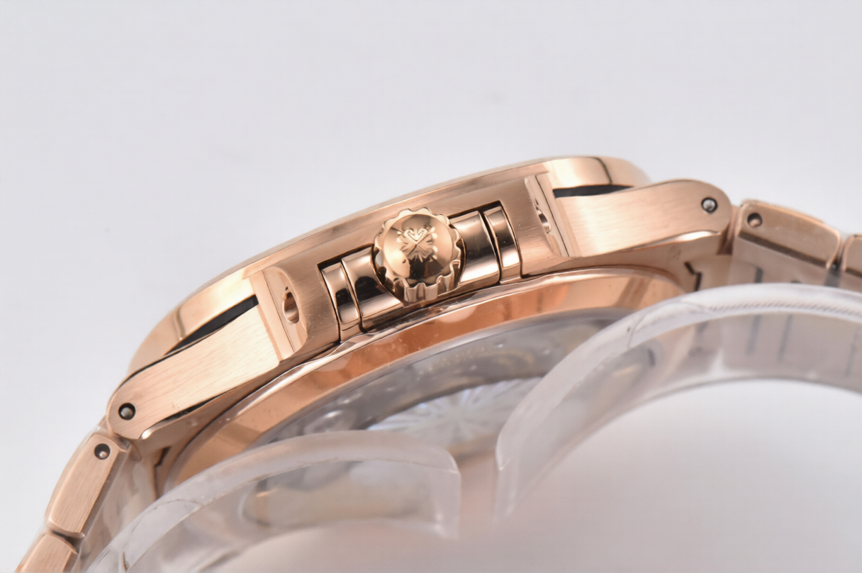 Patek Philippe Nautilus Ladies 35.2mm Rose Gold Dial