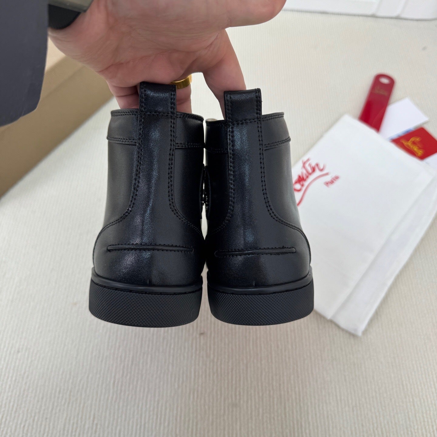 Chrisitan Louboutin Louis High-Top "Black"