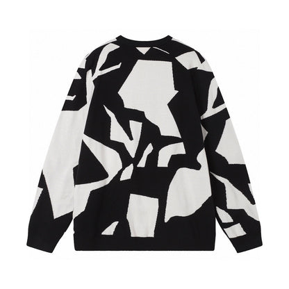 Louis Vuitton Abstract Houndtooth Sweater "Black-White"