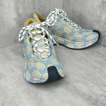 Gucci Run "Beige-Blue Monogram"