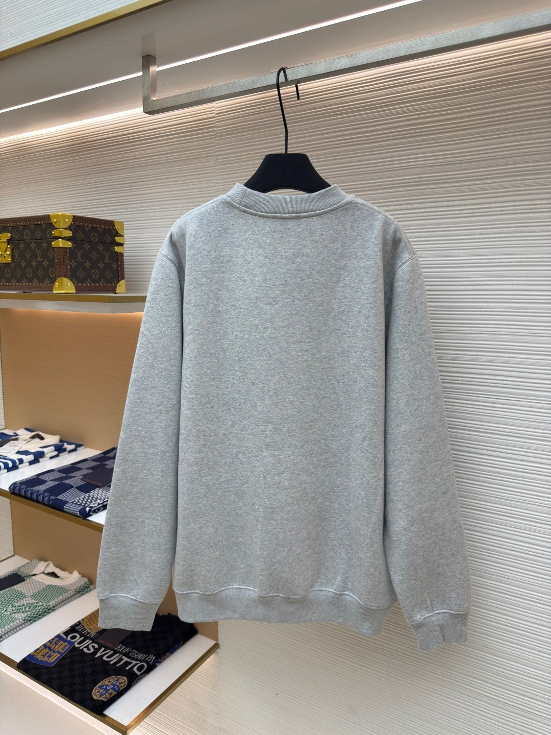 Dior CD Icon Sweatshirt "Gray Cotton Fleece"