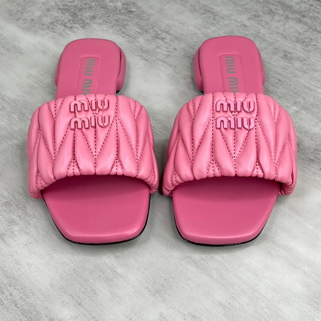 Miu Miu Slides "Pink"