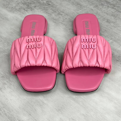 Miu Miu Slides "Pink"