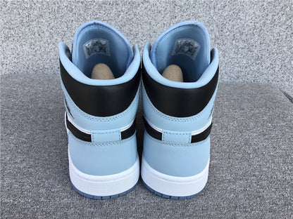 Air Jordan 1 Mid SE "White-Ice Blue-Black"