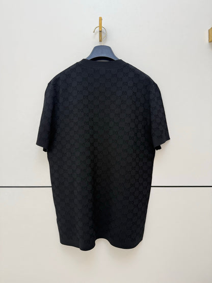 Gucci Technical GG Jacquard Fabric T-shirt "Black"