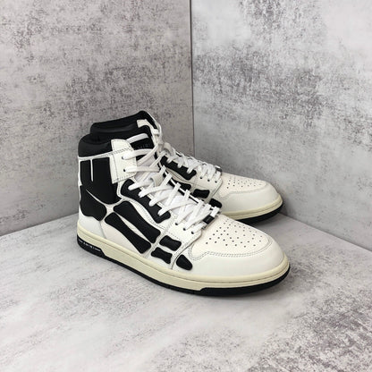Amiri Skel Top High "White-Black"