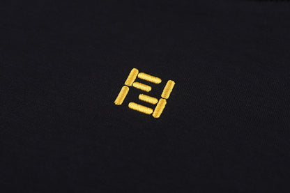 Fendi Cotton T-Shirt "Black"