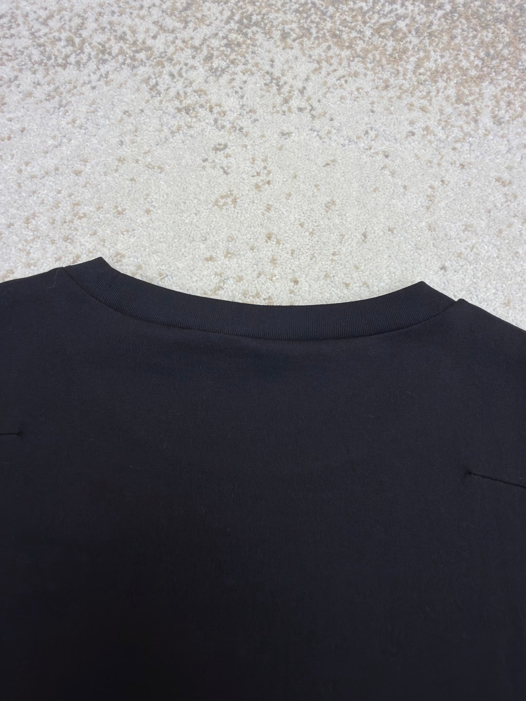 Dior Bee Embroidered T-shirt "Black Cotton Jersey"
