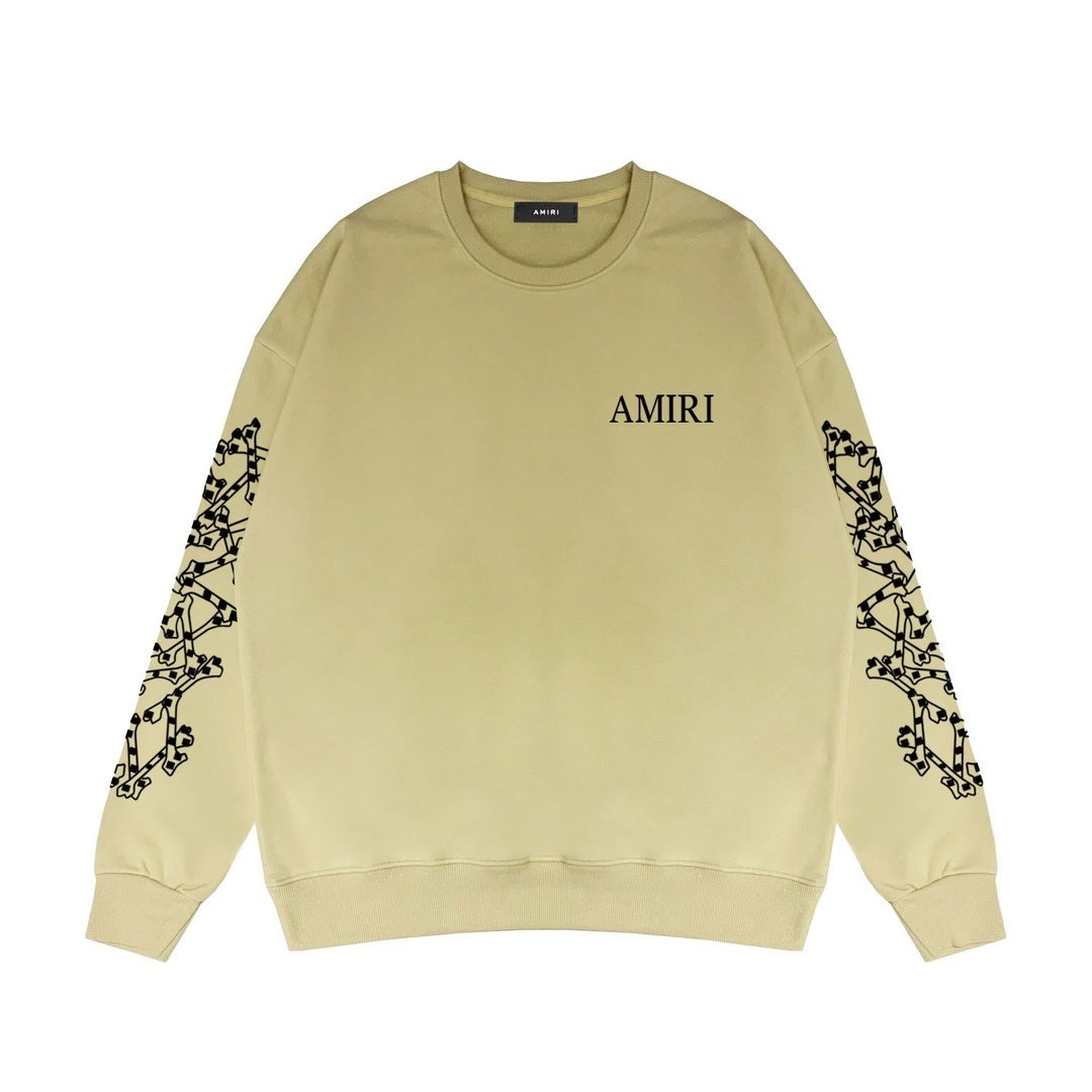 Amiri Checkered Bones "Beige-Black"