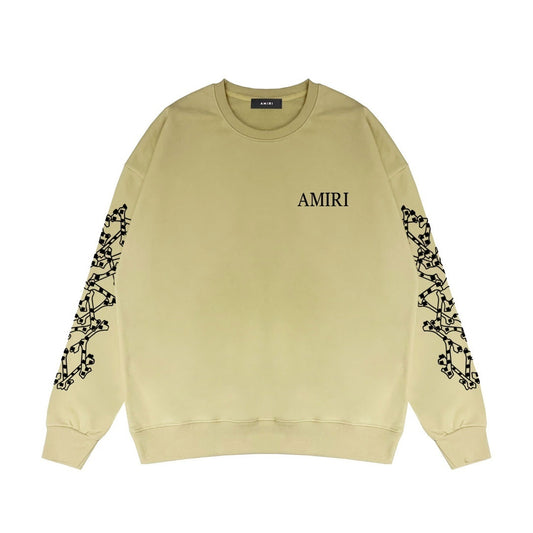 Amiri Checkered Bones "Beige-Black"