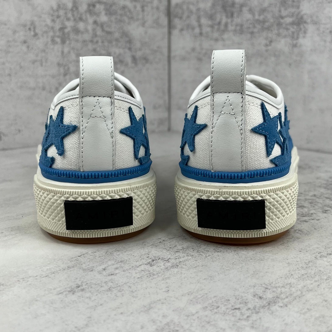 Amiri Court Low "White-Blue Stars"