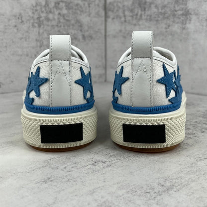 Amiri Court Low "White-Blue Stars"