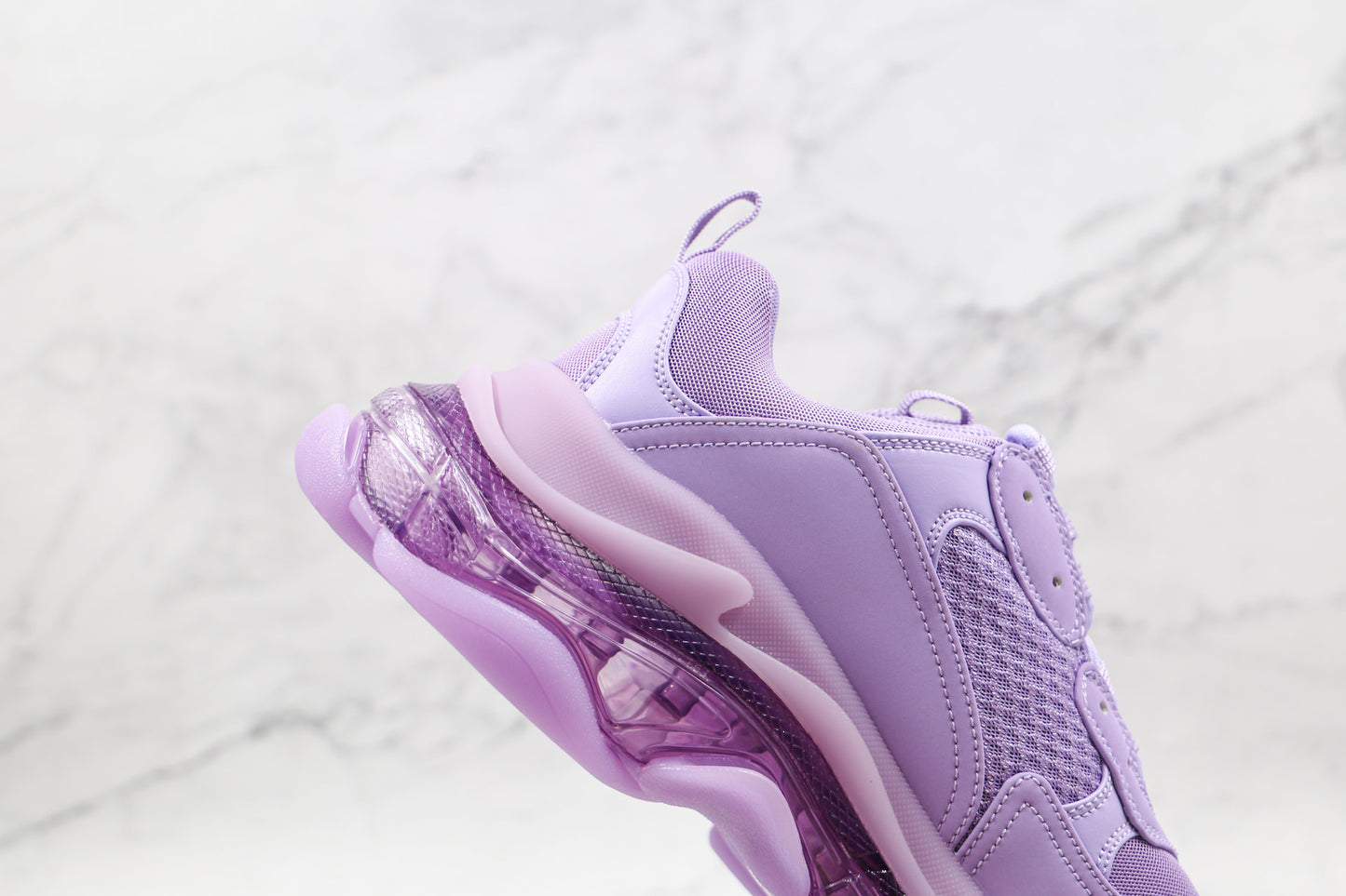 Balenciaga Triple S "Purple-Clear Sole"