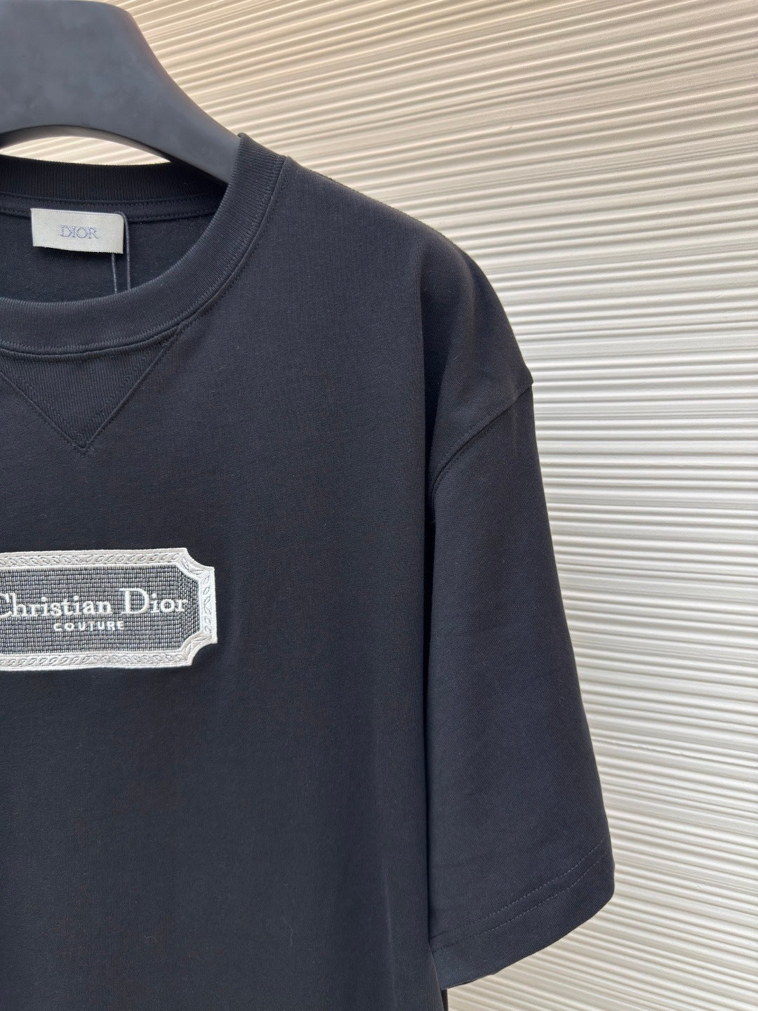 Dior Christian Dior Couture T-Shirt "Black Cotton Jersey"