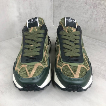 Valentino Garavani Netrunner "Green-Black-Beige Monogram"