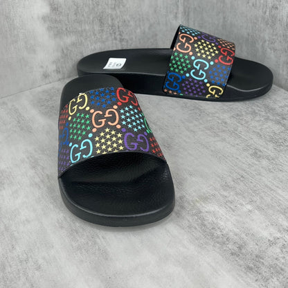 Gucci Psychedelic Slides "Black"