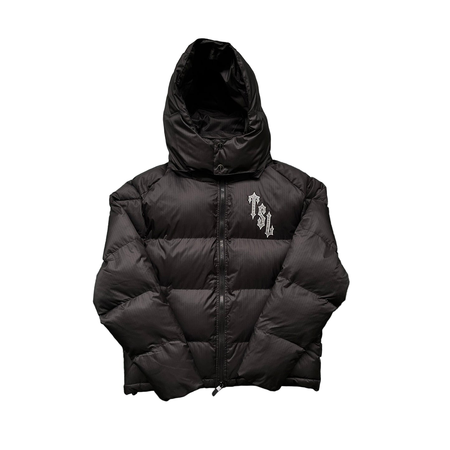 Trapstar Shooters Down Jacket "Black-Reflective Logo"