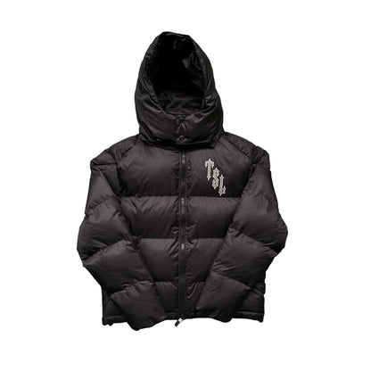 Trapstar Shooters Down Jacket "Black-Reflective Logo"