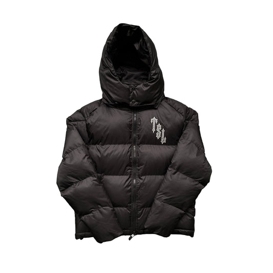 Trapstar Shooters Down Jacket "Black-Reflective Logo"