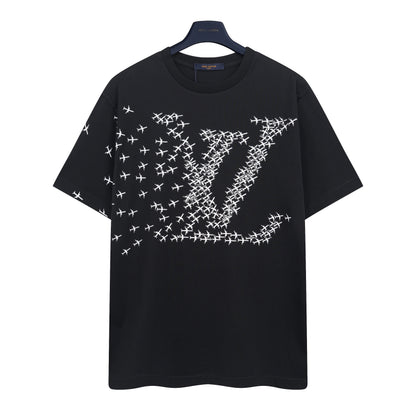 Louis Vuitton Planes Print T-Shirt "Black"