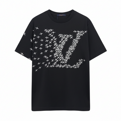 Louis Vuitton Planes Print T-Shirt "Black"