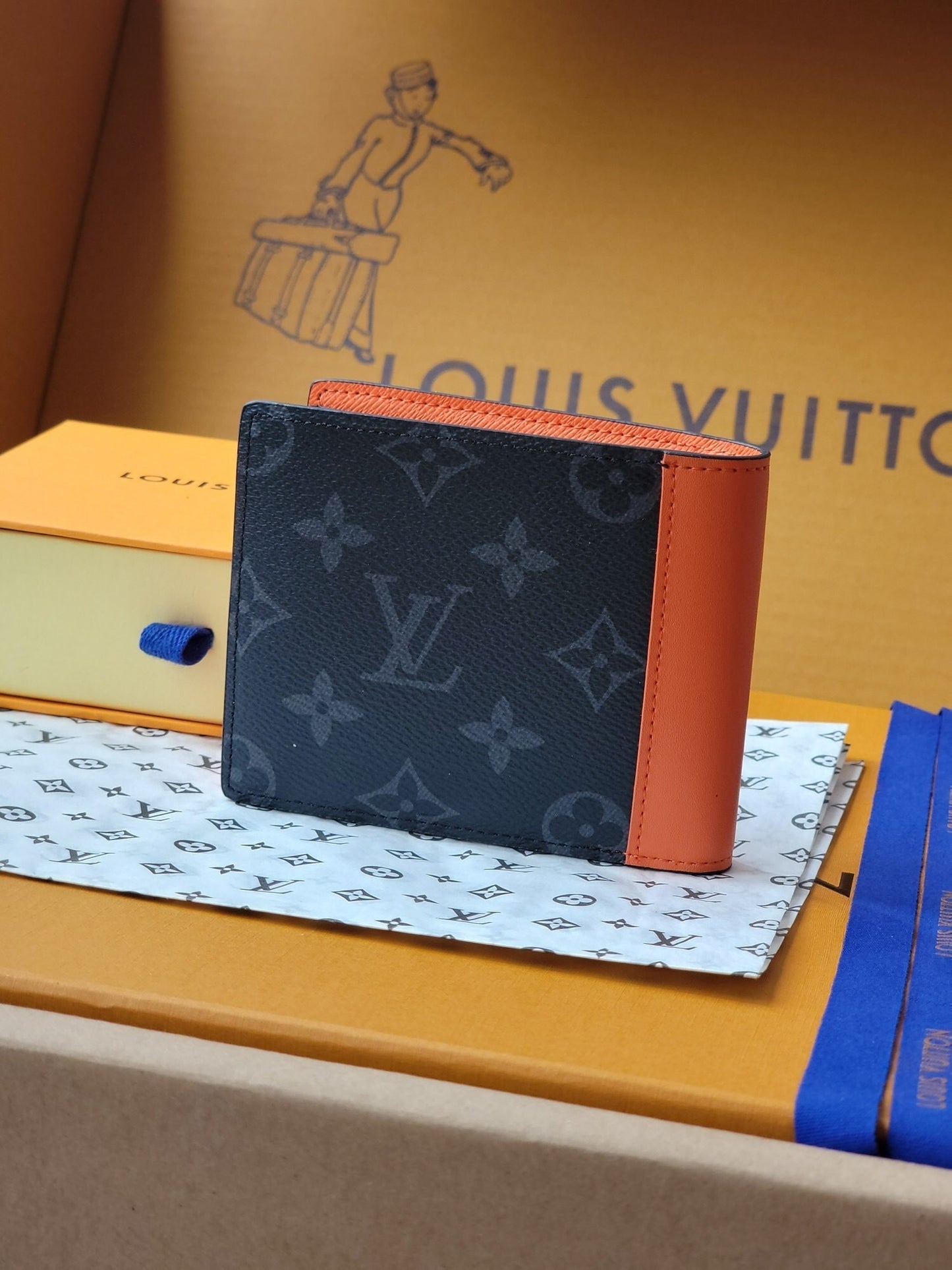 Louis Vuitton Slender Wallet "Sunrise Orange"