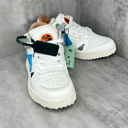 Off-White Sponge Mid "White-Blue"