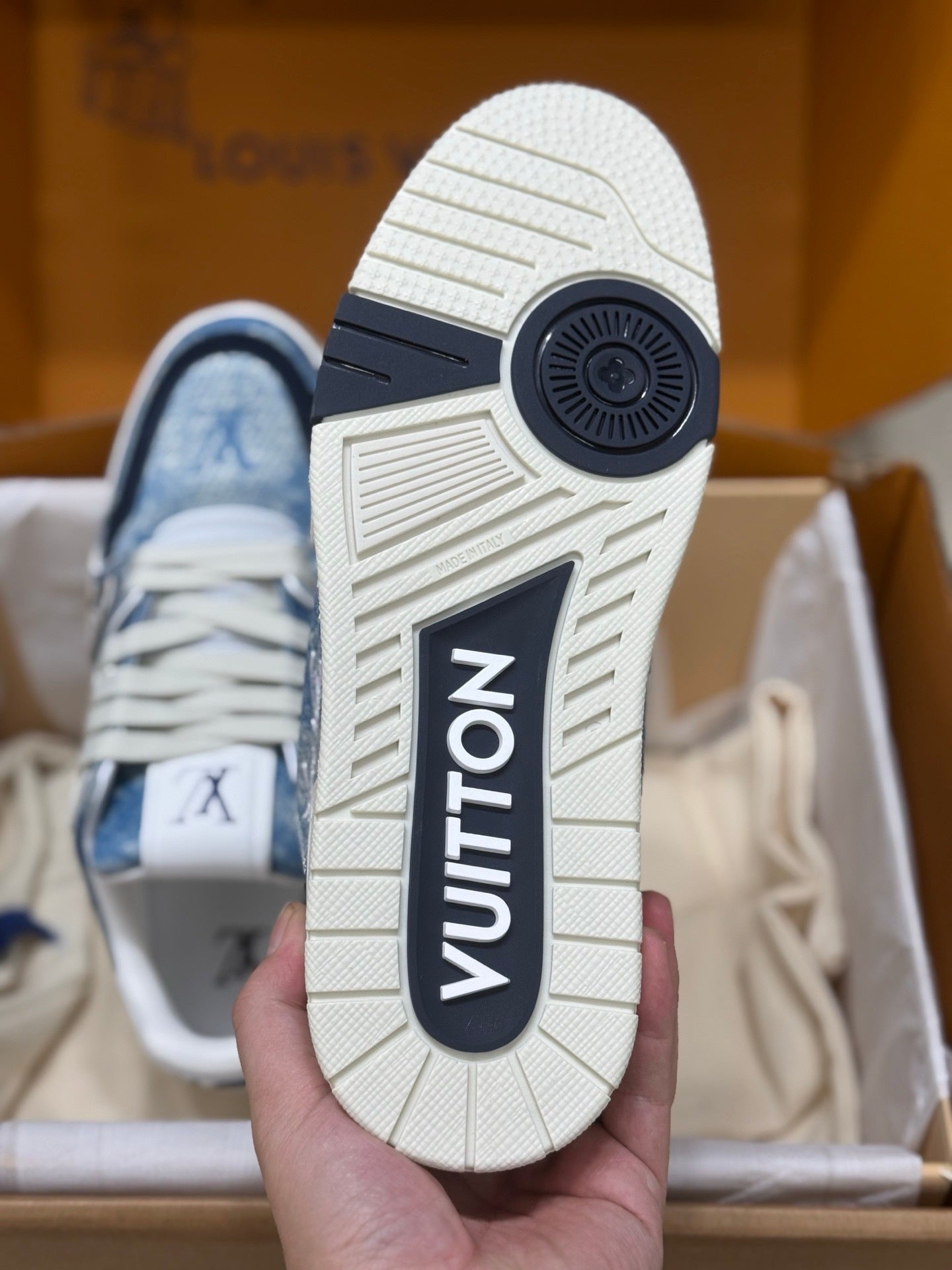 Louis Vuitton LV Trainers "Light Blue Denim"
