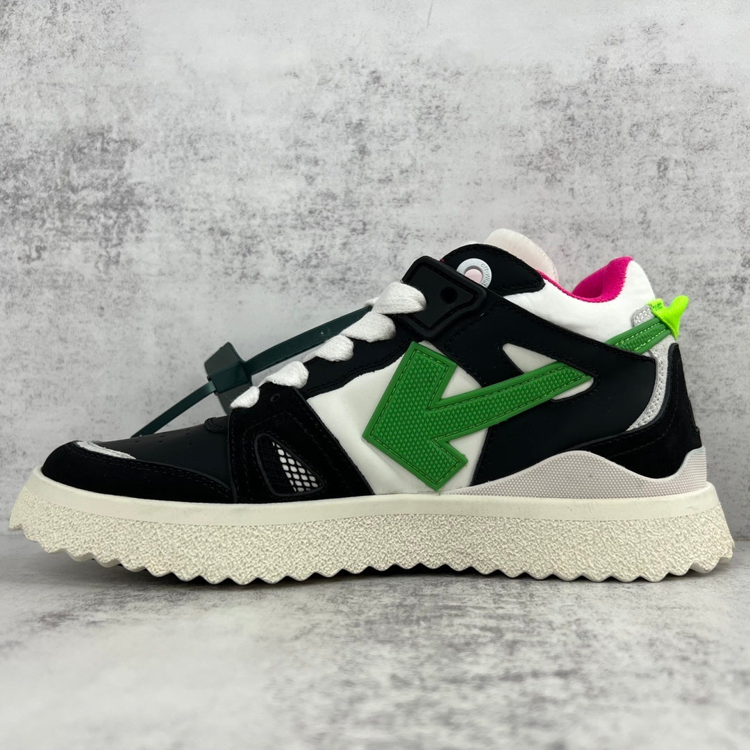 Off-White Sponge Mid "Black-White-Green"