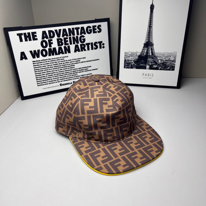 Fendi FF Cotton Baseball Cap