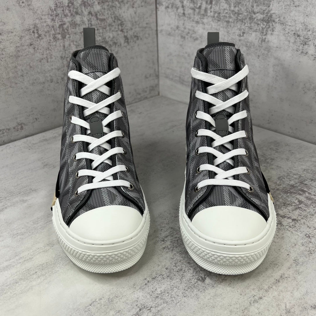 Dior B23 High-Top "Grey CD Diamonds"