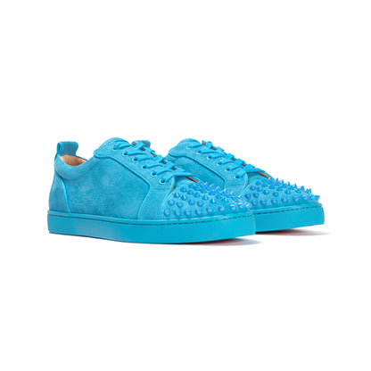 Christian Louboutin Louis Junior Spikes "Blue"