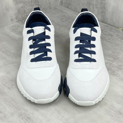 Hermes Bouncing Sneakers "White-Grey-Blue"