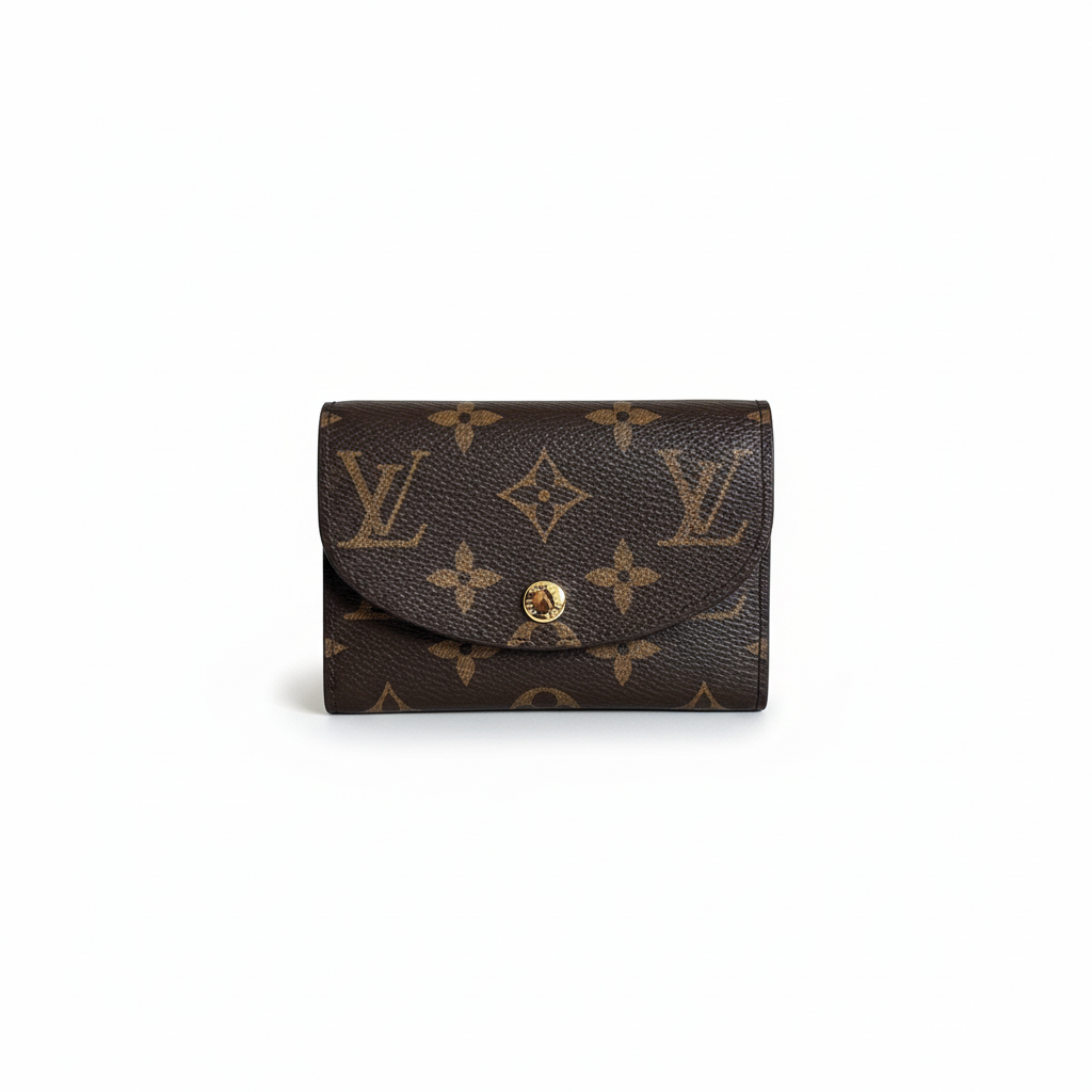 Louis Vuitton Rosalie Coin Purse "Monogram Eclipse Canvas"