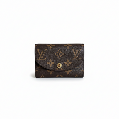 Louis Vuitton Rosalie Coin Purse "Monogram Eclipse Canvas"