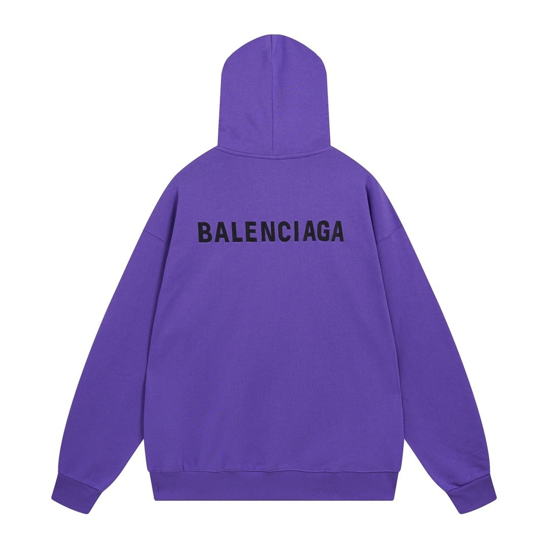 Balenciaga Hoodie "Purple-Black"