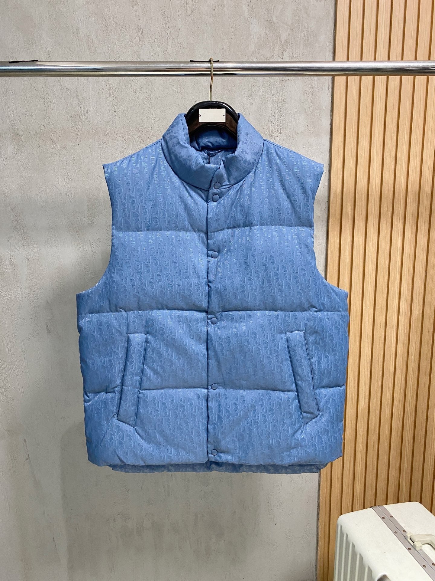 Dior Oblique Down Vest "Baby Blue"