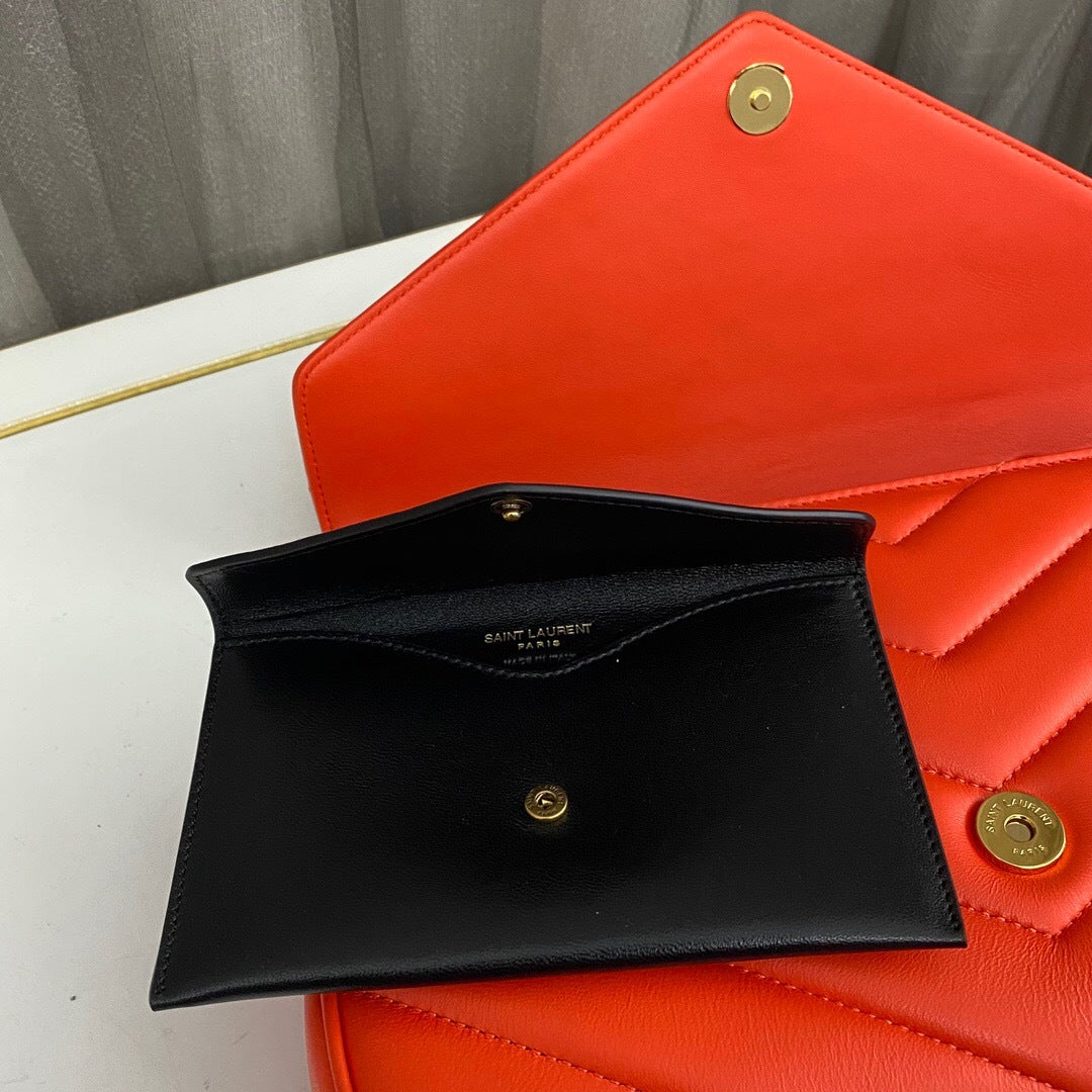Saint Laurent Loulou Small Bag in Matelasse Lambskin