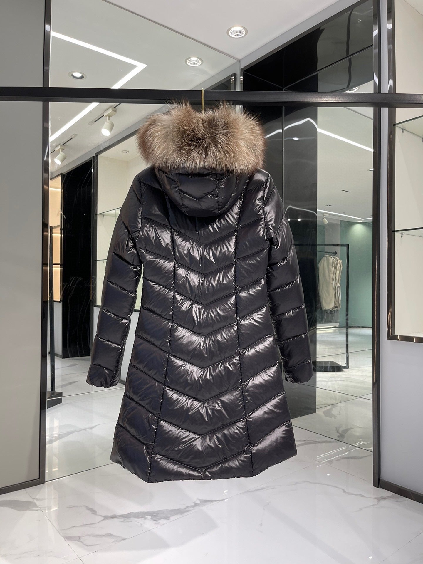 Moncler Fulmarus Long Down Jacket "Black"