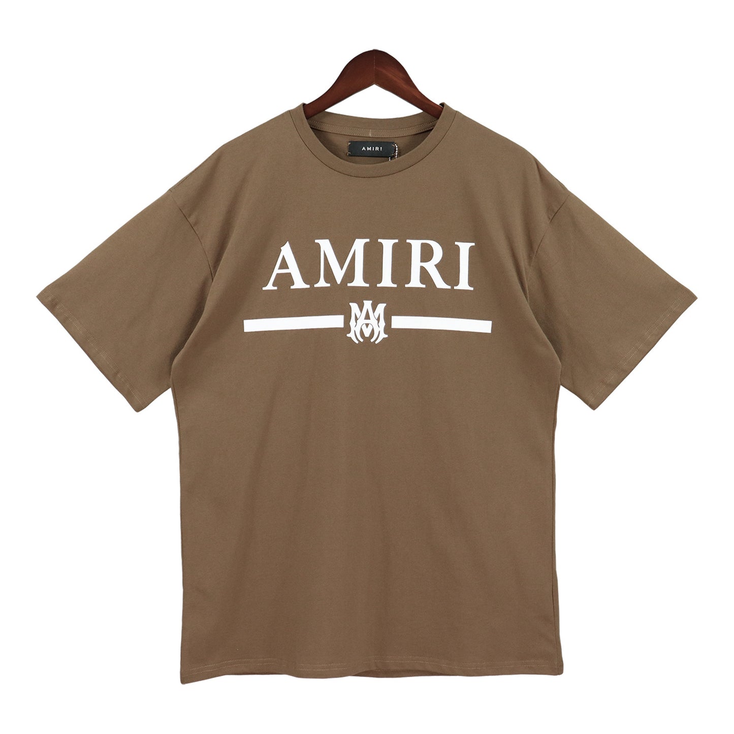 Amiri M.A. Bar Logo Print T-Shirt "Brown"