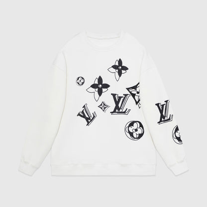 Louis Vuitton Sweatshirt "White-Black"